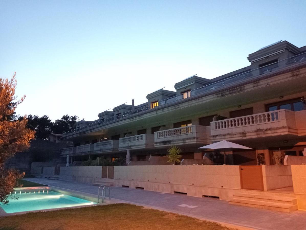 Апартаменты Atico A 3 Km De Sanxenxo Con Piscina Y Garaje Экстерьер фото